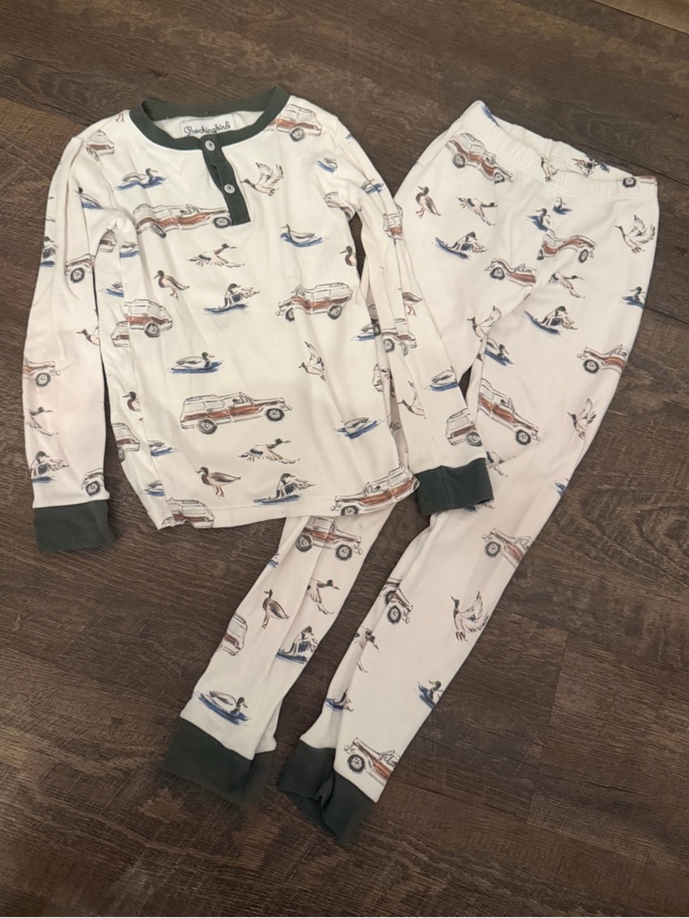 Boys Smockingbird pajamas